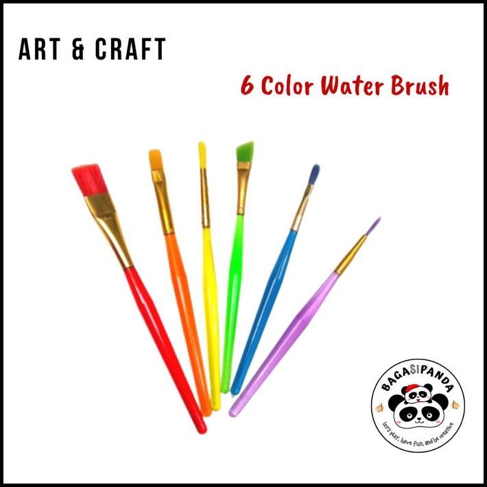 

DISKON KUAS LUKIS SET ISI 6 PCS / SET KUAS GAMBAR !!!!