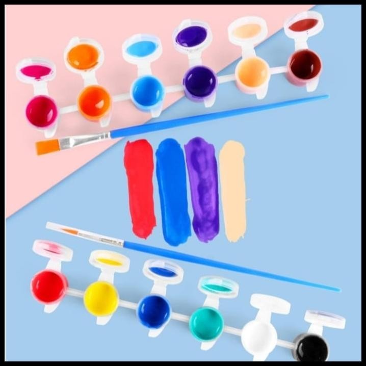 

TERMURAH CAT LUKIS AKRILIK SET ACRYLIC PAINT 12 WARNA !!!!!