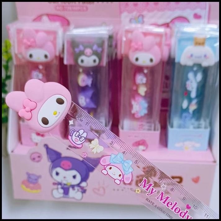 

HOT DEAL PENGGARIS KARAKTER 15CM PENGGARIS MOTIF SANRIO 3D KUROMI CHINAMON