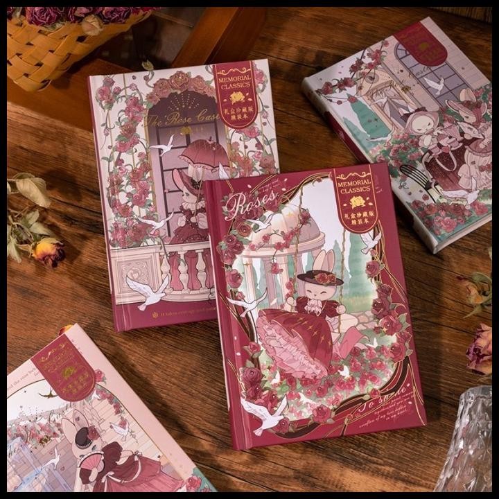 

HOT DEAL BUKU NOTEBOOK DIARY HARD COVER THE ROSE CASTLE 36K - 0868