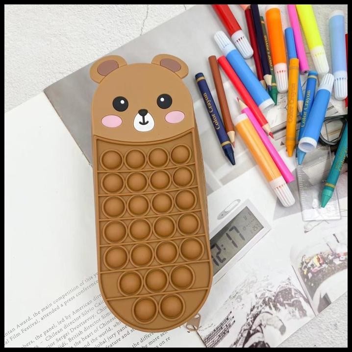 

BEST DEAL KOTAK PENSIL ANAK POP IT MOTIF HEWAN LUCU !!