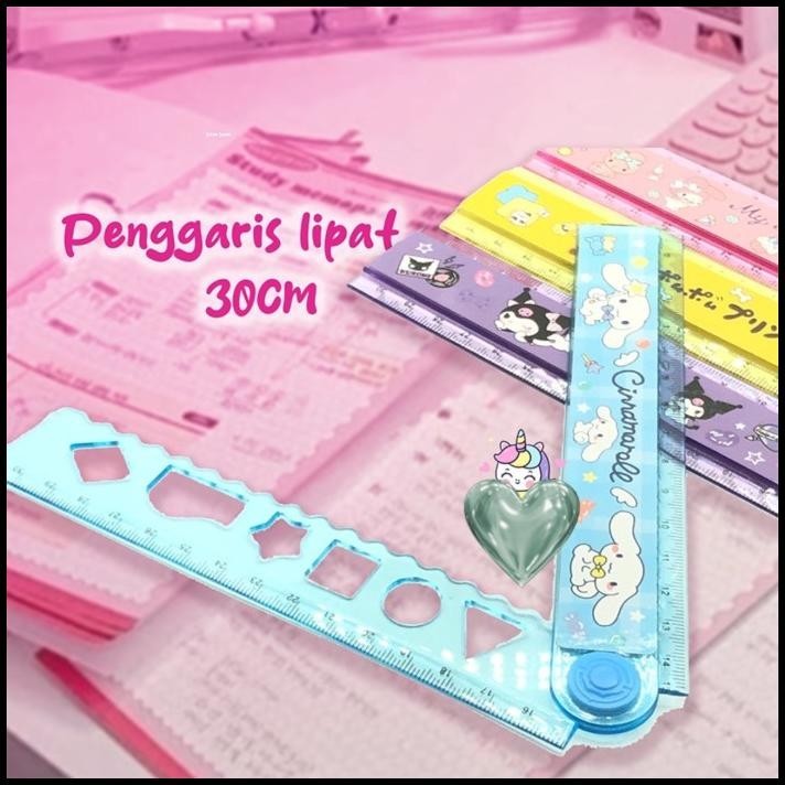 

TERMURAH PENGGARIS LIPAT 30CM KARAKTER SANRIO !!!!!