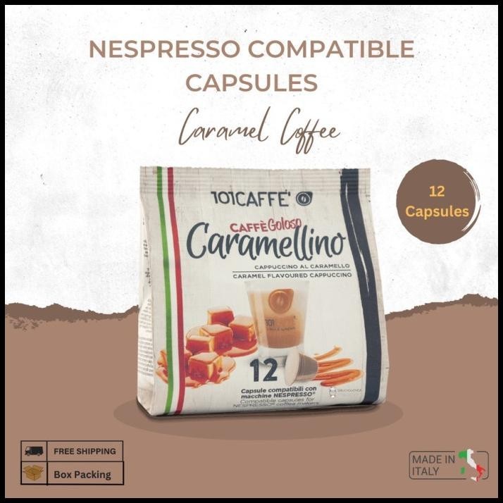 

DISKON NESPRESSO CAPSULES COMPATIBLE - CARAMELLINO (CAPPUCCINO CARAMEL)