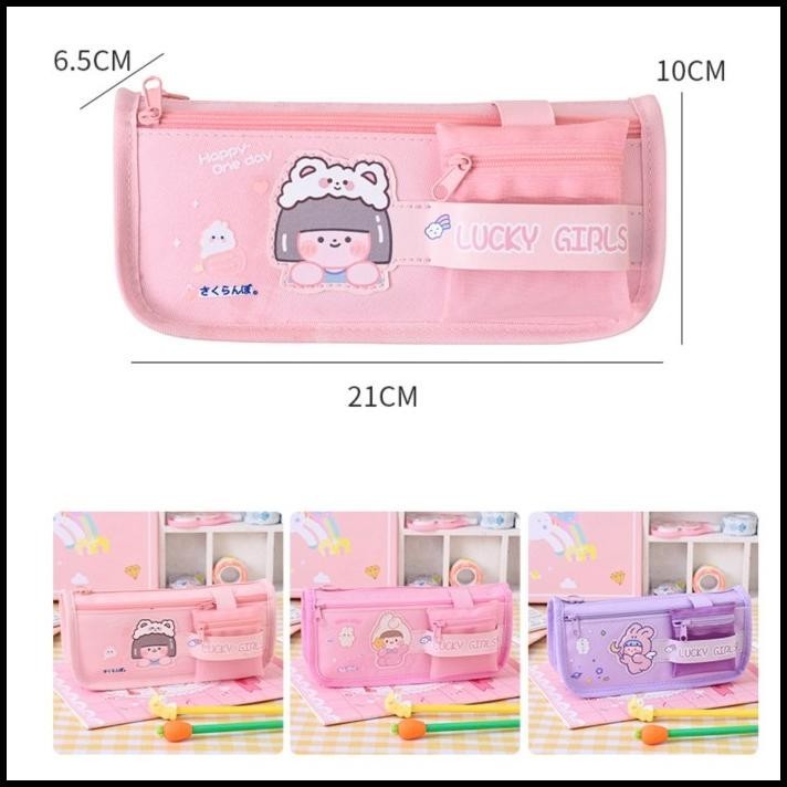 

HOT DEAL TEMPAT PENSIL ANAK SEKOLAH CEWEK TEMPAT PULPEN ESTETIK PENCIL CASE