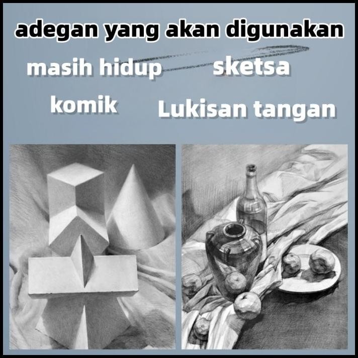 

TERBARU PENSIL SKETSA PROFESIONAL HITAM PUTIH PENSIL ARANG GAMBAR HIGH-GLOSS !!!!!!