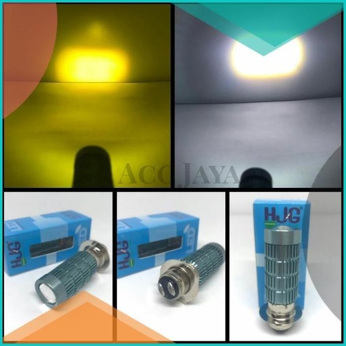 Bohlam Led Depan Laser H6 D2 2Warna Motor Bebek Matic 13m4yZ4 perkakas