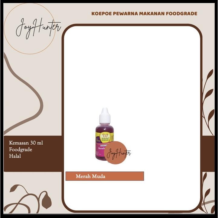 

DISKON KOEPOE KOEPOE PEWARNA MAKANAN KUPU FOODGRADE FOOD COLORING BAKING 30ML !