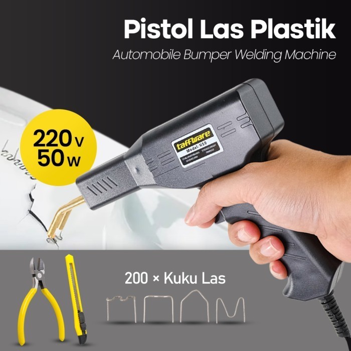 ] HBX Paket Alat Las Plastik Welding Gun Otomotif Bumper Body 220V 50W
