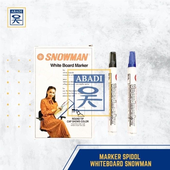 

&<&<&<&] MARKER SPIDOL WHITEBOARD PER PCS SNOWMAN