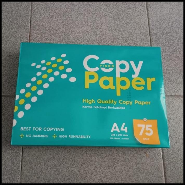 

BEST DEAL KERTAS HVS A4 75 GR COPY PAPER / HVS A4 CPB / 1 RIM 500 LEMBAR !!!!!!