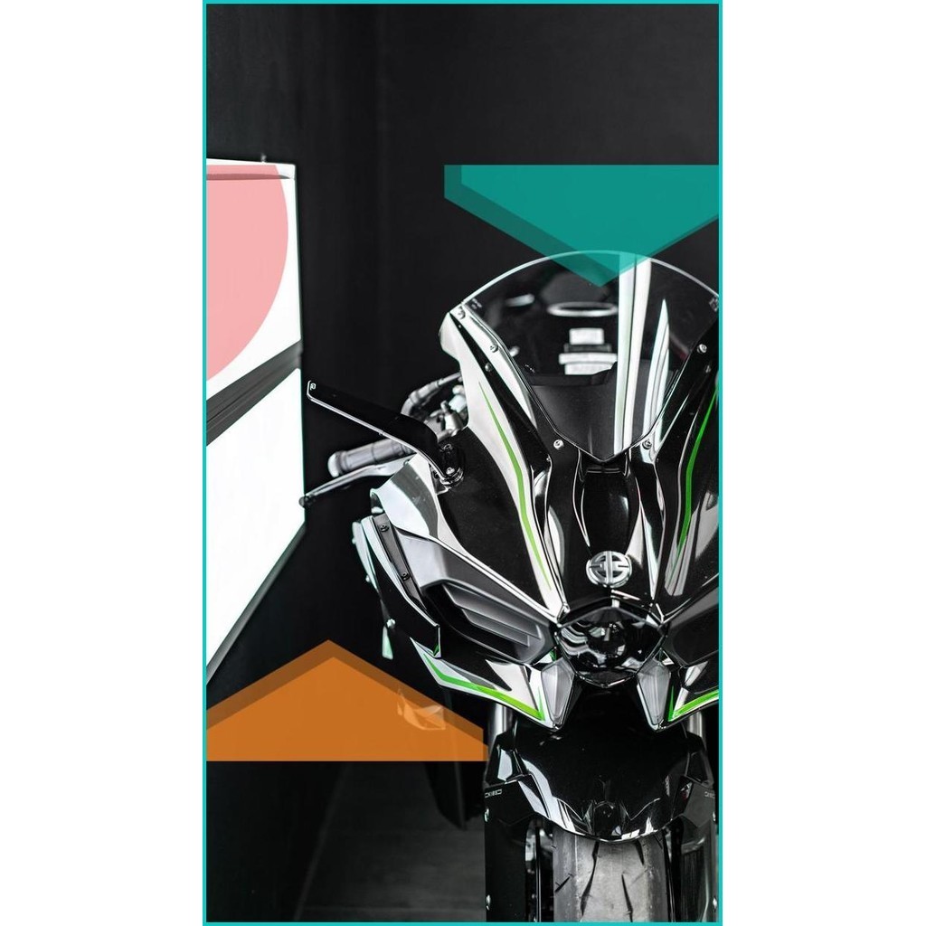 GPTECH SPION WINGLET CNC STEALTH V.2 KAWASAKI NINJA H2 13m4yZ4 limited