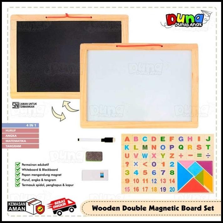 

GRATIS ONGKIR MAINAN PAPAN TULIS MAGNET KAYU MAGNETIC DRAWING WHITEBOARD BLACKBOARD