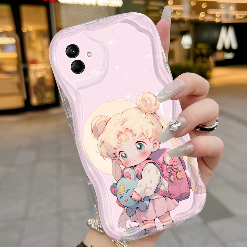 Casing Hp Samsung Galaxy A04 A04E M04 F04 Case casing tas promosi gadis pola HP ponsel trendi baru K