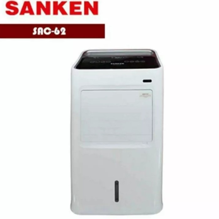 hanya disini] Sanken SAC 62 Air Cooler Pendingin Ruangan ion Air 9 Liter 75 W Remote