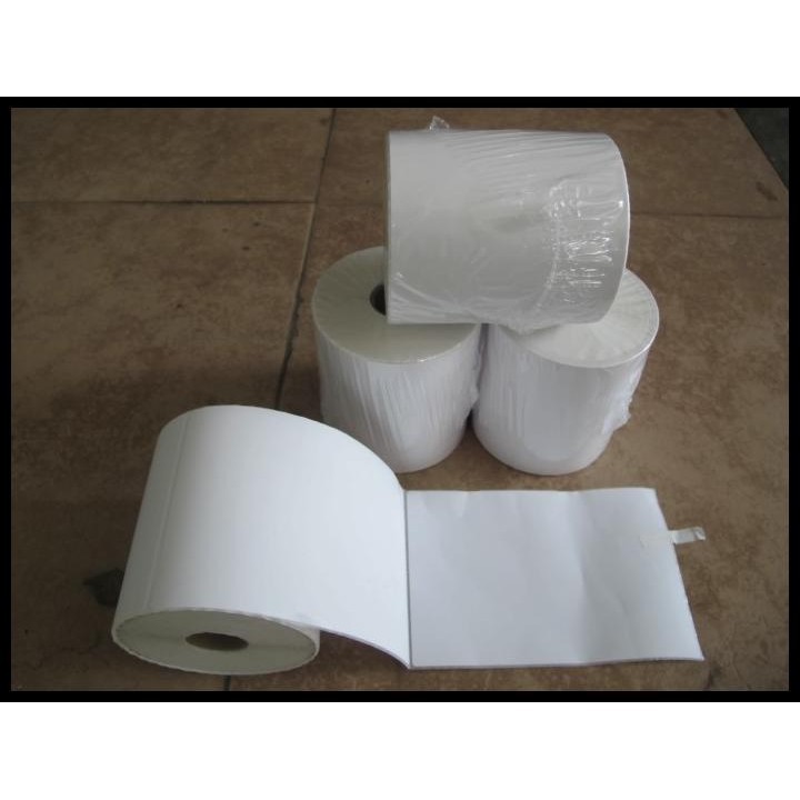 

GRATIS ONGKIR KERTAS STRUK THERMAL A6 100MM X 150MM ISI 350 PCS LABEL BARCODE !!!