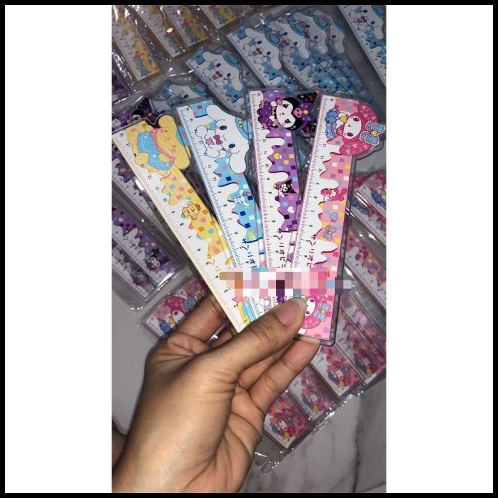 

DISKON PREMIUM TEBAL PENGGARIS SANRIO / ROL SANRIO 16 CM RULER ANAK SEKOLAH / !!!!