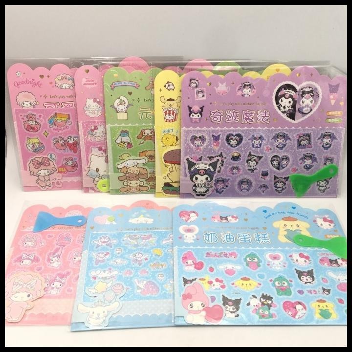 

BEST DEAL STICKER DIY DECO HANDBOOK MOTIF SANRIO MELODY N FRIENDS STIKER 3D !!!!!!