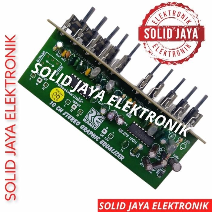 Kit Equalizer 10 Channel Ekualiser Equaliser 10 Chanel Ranic 231