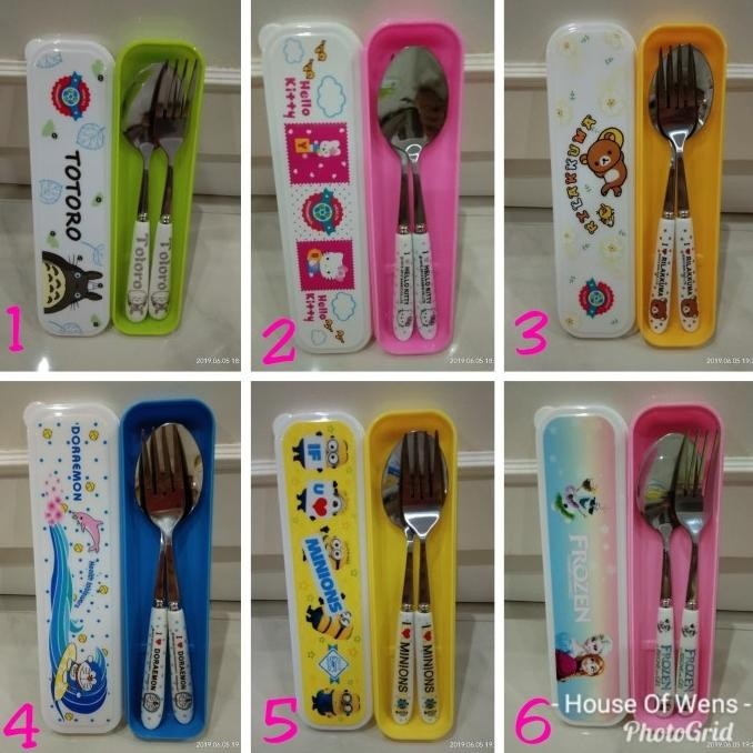 Sendok Makan Set / Sendok Makan Karakter / Sendok Keramik Terbaik