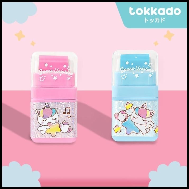 

GRATIS ONGKIR TOKKADO UNISTAR UNICORN ERASER PENGHAPUS ANAK SEKOLAH KARAKTER LUCU !!!!!