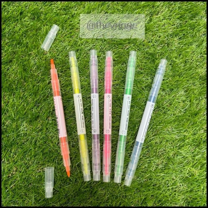 

TERMURAH DAPAT 6 DOUBLE ENDED HIGHLIGHTER & SPIDOL !!!!