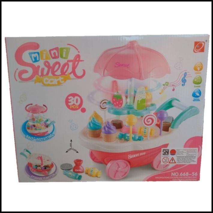 

TERMURAH ICE CREAM SWEET CART - SWEET SHOP PENJUAL ES KRIM - KADO ANAK