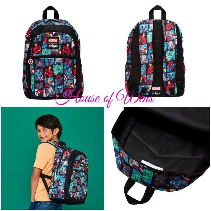 Big Sale Smiggle Marvel Classic Backpack Original New Edition - Tas Smiggle Original