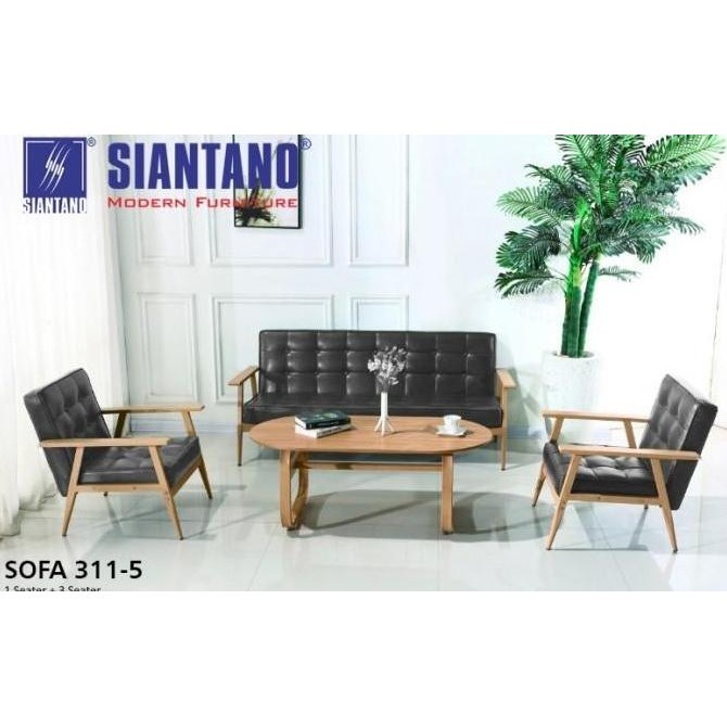 Kursi Tamu / Sofa Kayu Minials Ready Makassar Promo Murah Original Derinalaa