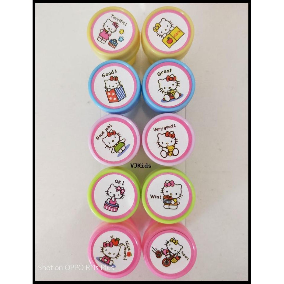 

BEST DEAL STEMPEL STAMP REWARD MOTIF HELLO KITTY STEMPEL BAGUS UNTUK ANAK !!!