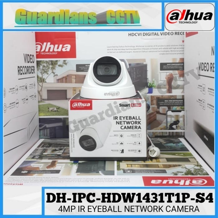Ip Camera Cctv Dahua 4Mp Hdw1431T1P-S4 Original Dahua