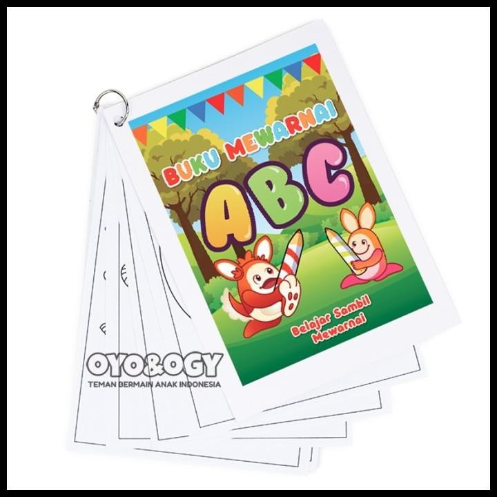 

TERBARU MAINAN ANAK EDUKASI BUKU MEWARNAI GAMBAR ABC OYO OGY COLORING PAPER A5