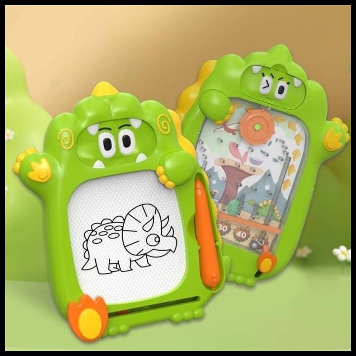 

GRATIS ONGKIR MAINAN ANAK DOUBLE SIDE DRAWING BOARD MARBLE PAPAN TULIS DINOSAURUS !