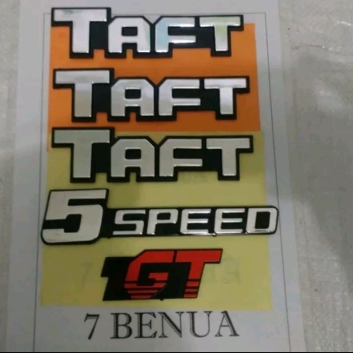 Emblem Daihatsu Taft Gt 5 Speed