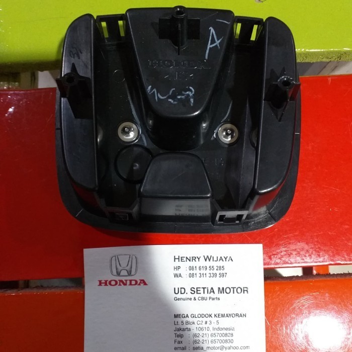 Dudukan Hitam Emblem Logo Honda H Crv 2010-2012 Original