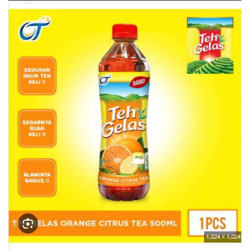 

Teh Gelas Orange Citrus Tea 350ml Original