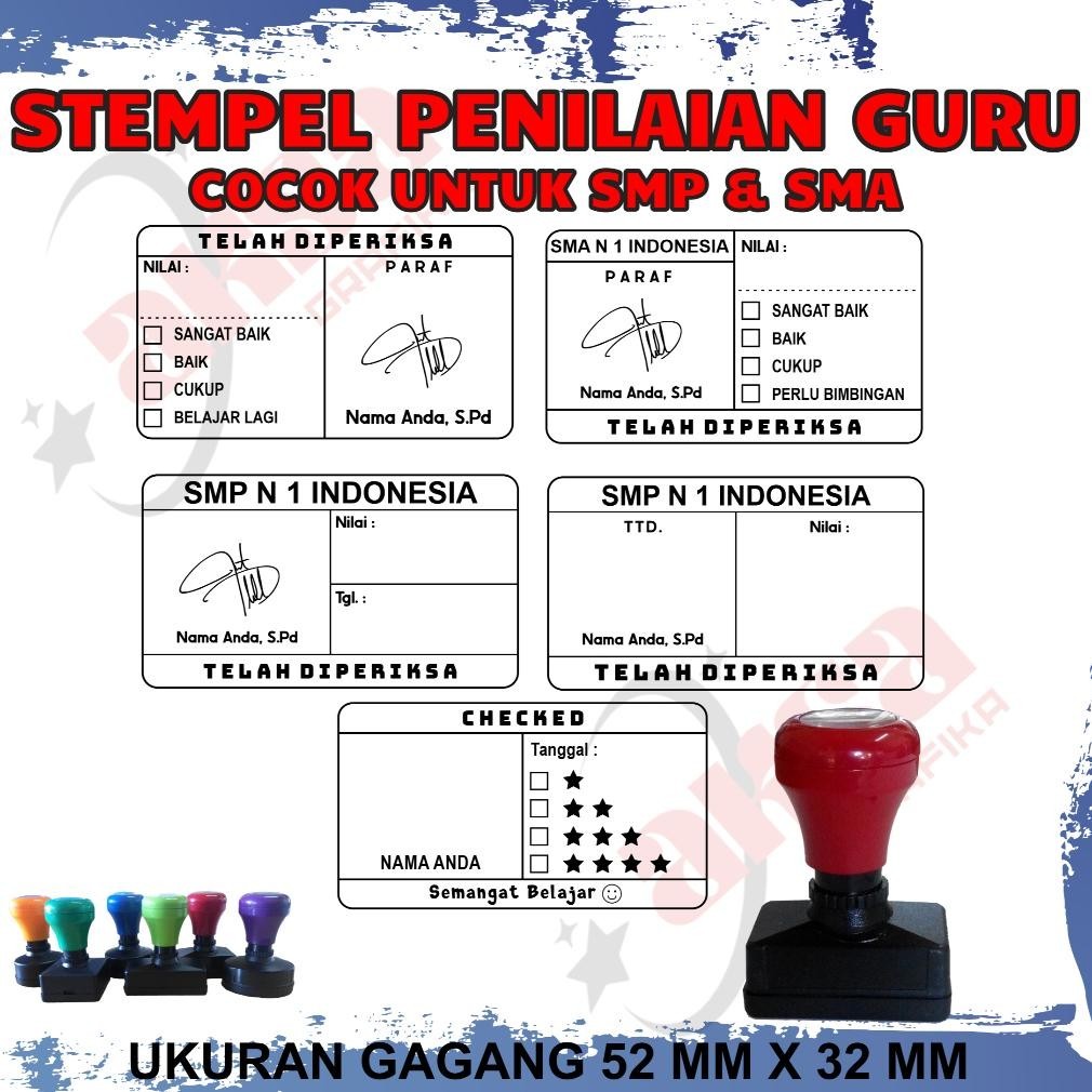 

Galuhferdian552 Stempel Nilai / Asesmen Guru Untuk Smp Sma Smk Ukuran Lebih Besar Murah