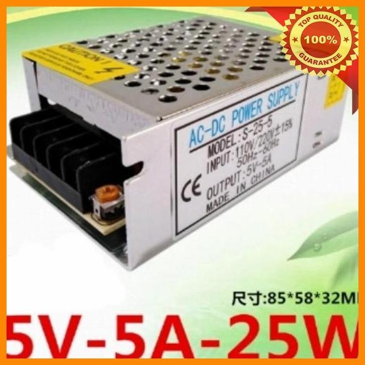 (ARTT) POWER SUPPLY 5V 5A SWITCHING PSU LED P10 WS2812B WS2812  JWS ETC