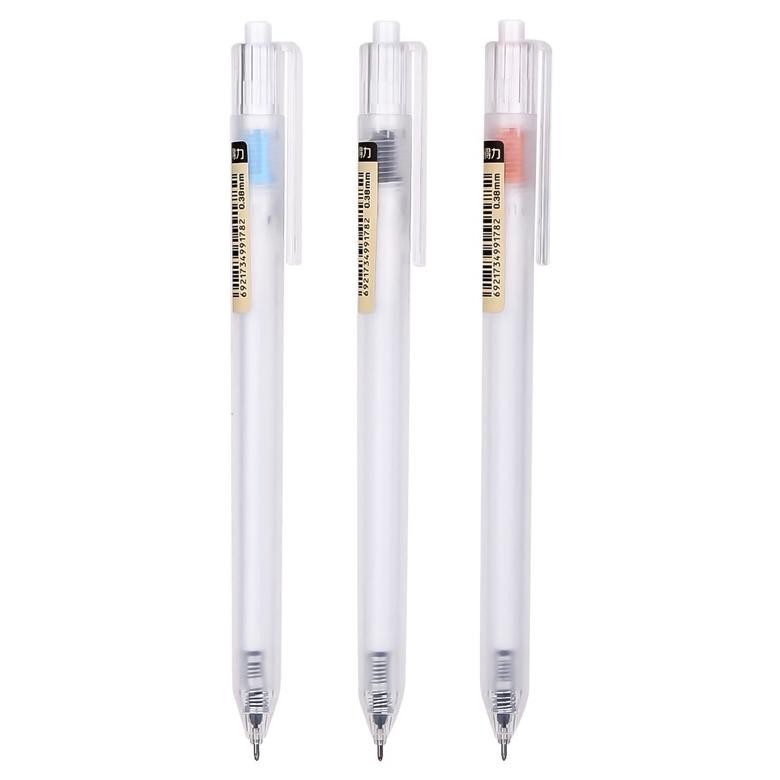 

fx-4 Deli Gel Pen / Pulpen Gel 0.38mm Tinta Hitam Isi 12 Retracable Desain Unik A115 Murah