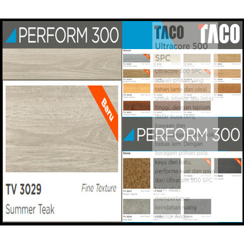 Taco Perform 300 Luxury Vinyl Flooring Tv 3029 - Summer Teak
