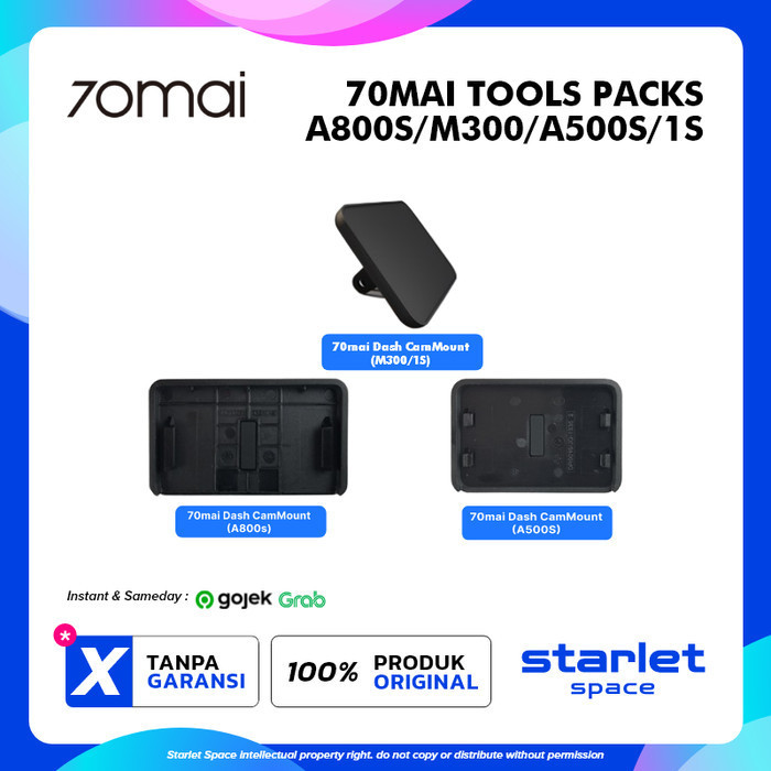 70mai DashCam Tool Packs A800S-1/A500S-1/1S/M300 70mai Static Sticker K01