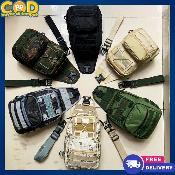 Ransel Murah Wes Beg Cowo Original Tass Multifunsi Td Samping Tas Pria Cowok Keren Tss Slingbag Mura