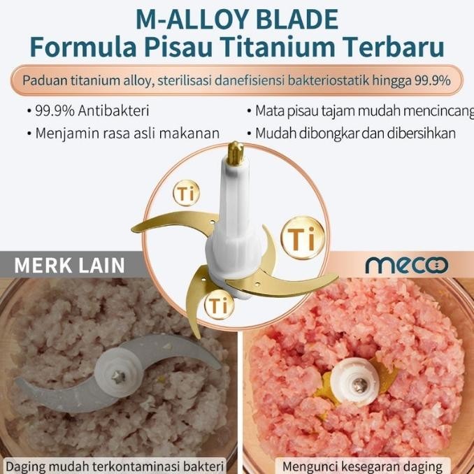 Barang Terlaris Mecoo Chopper Blender Mecco Coper Daging Choper Bumbu Saimadinar37