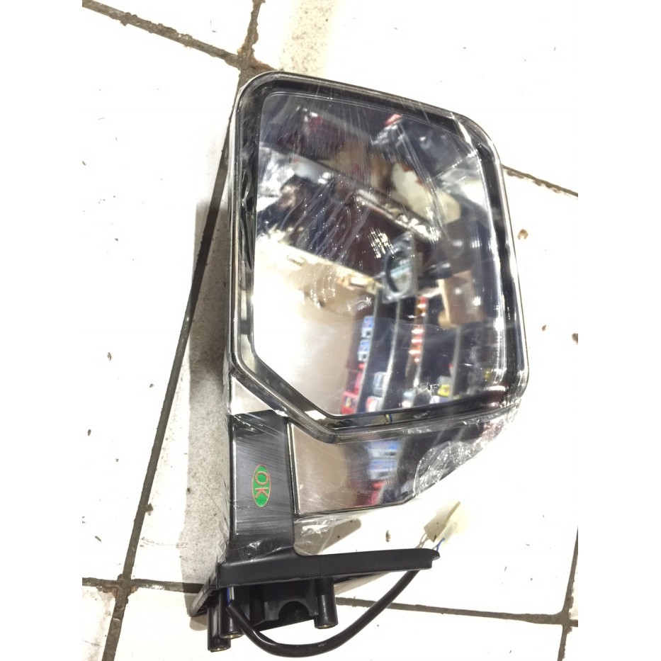Spion Kijang Kapsul Krista Chrome Pernekel Croom Electric Elektrik