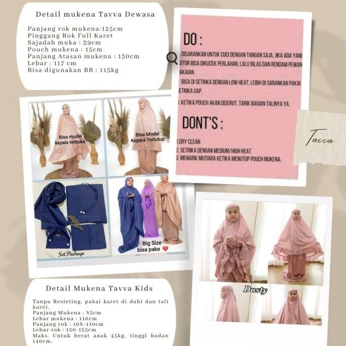 TERMURAH TAVVA MUKENA TRAVELLING TAVVA MUKENA