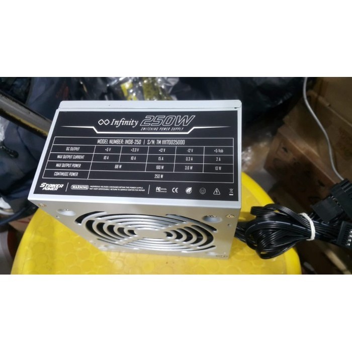POWER SUPPLY PSU Infinity 250W pure 250 W Tray fanBESAR RESMI
