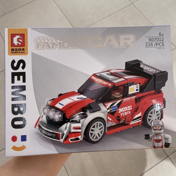 Sembo Block Famous Car Mainan Block Mobil