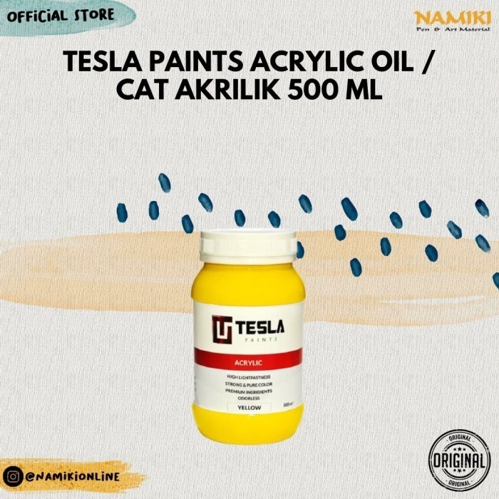 

Tesla Paints Acrylic Oil / Cat Akrilik 500 ml