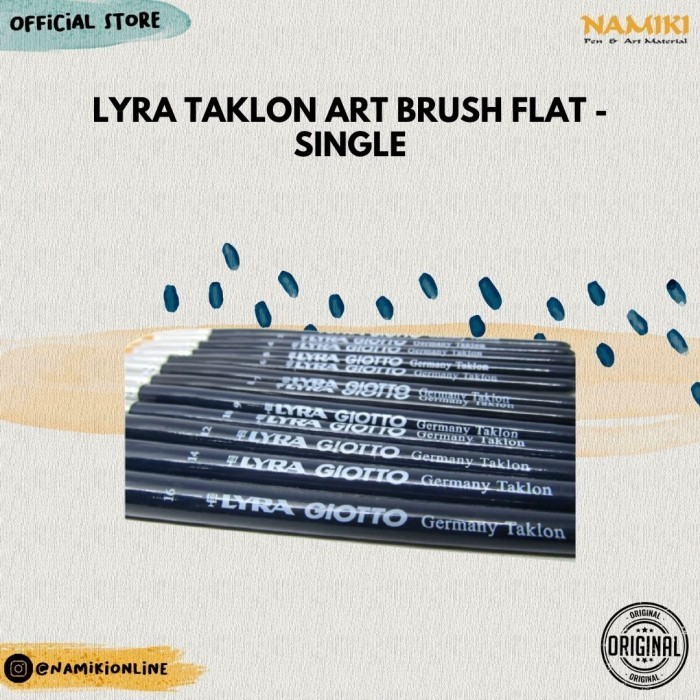 

Lyra Taklon Art brush Flat - Single - 2