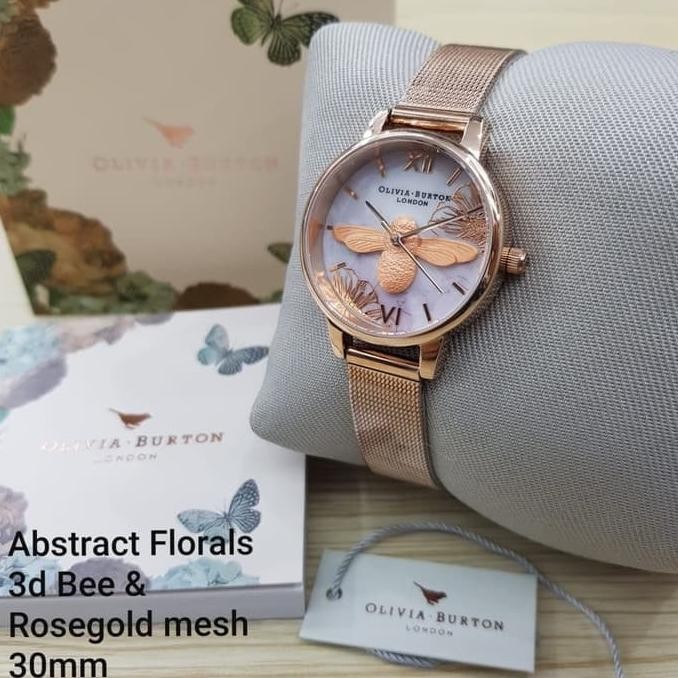 Jam Tangan Olivia Burton Ori Rantai Rosegold /Jam Tangan Olivia Burton