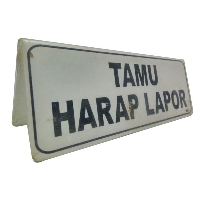 

Gm Label Sign / Label Acrylic Di Larang Me,Buka Tutup,Masuk,Dll